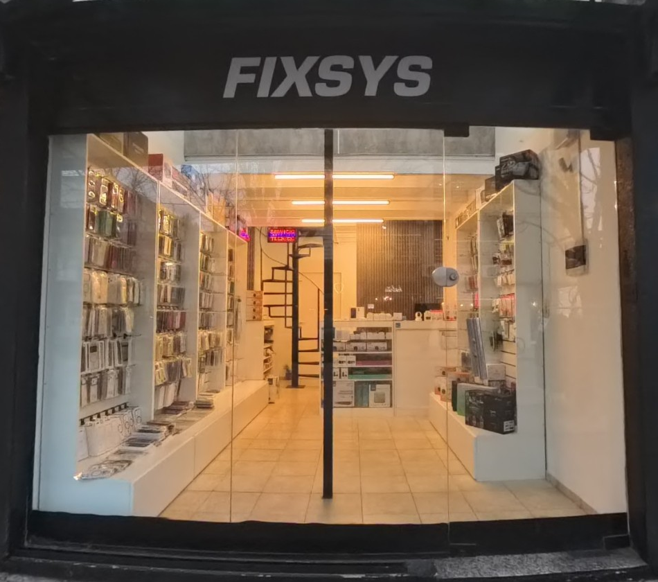 Fachada del local FIXSYS en Maipú 38, Chivilcoy